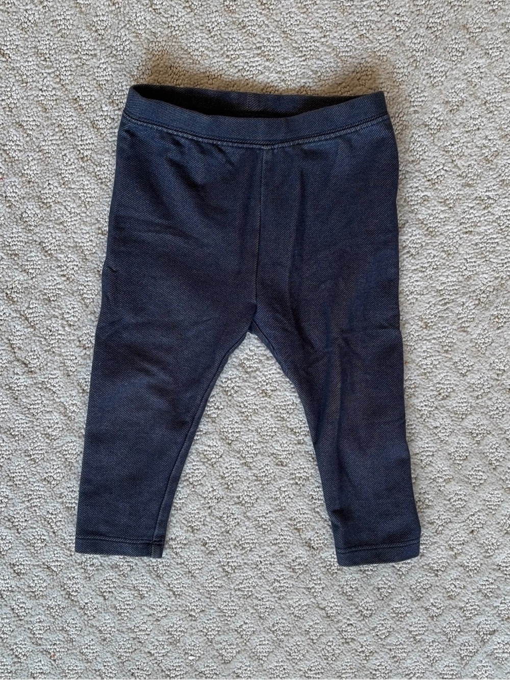 GAP Kids Dark Navy Stretch Textured Leggings